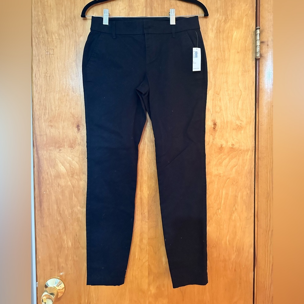 NWT Old Navy Skinny Black Chino Style Pant 0 Petite